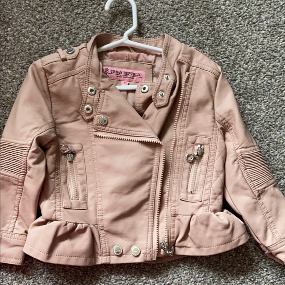 Toddler leather jacket